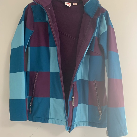 Firefly L Spring/Fall Cavelle Purple & Blue Jacket - Picture 1 of 7